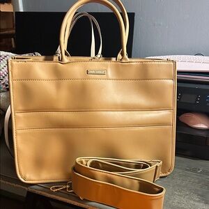 Simply Southern NWT Milan XL Tote - Chai - includes adjustable crossbody strap
